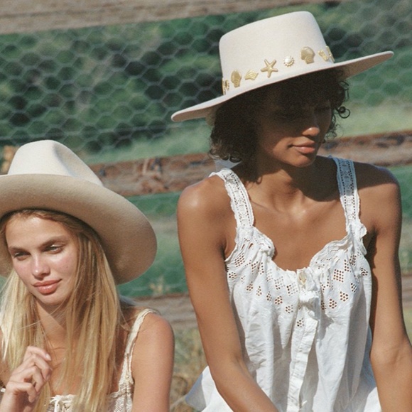 Lack Of Color Seaside Boater Full Brim Hat main image 4